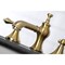 Kingston Brass KC7067AL Vintage 8" Widespread Bathroom Faucet, Brushed Brass KC7067AL - alternate 3